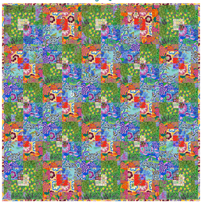 PRE - ORDER Kaffe Fassett - Mirage Quilt Kit - Warm - August 2026 - Modern Fabric Shoppe