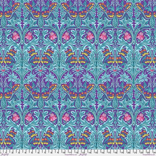 PRE - Order Kaffe Fassett - Morris & Co. December 2024 - Bluebell PWKW004.PURPLE - Half Yard - Modern Fabric Shoppe