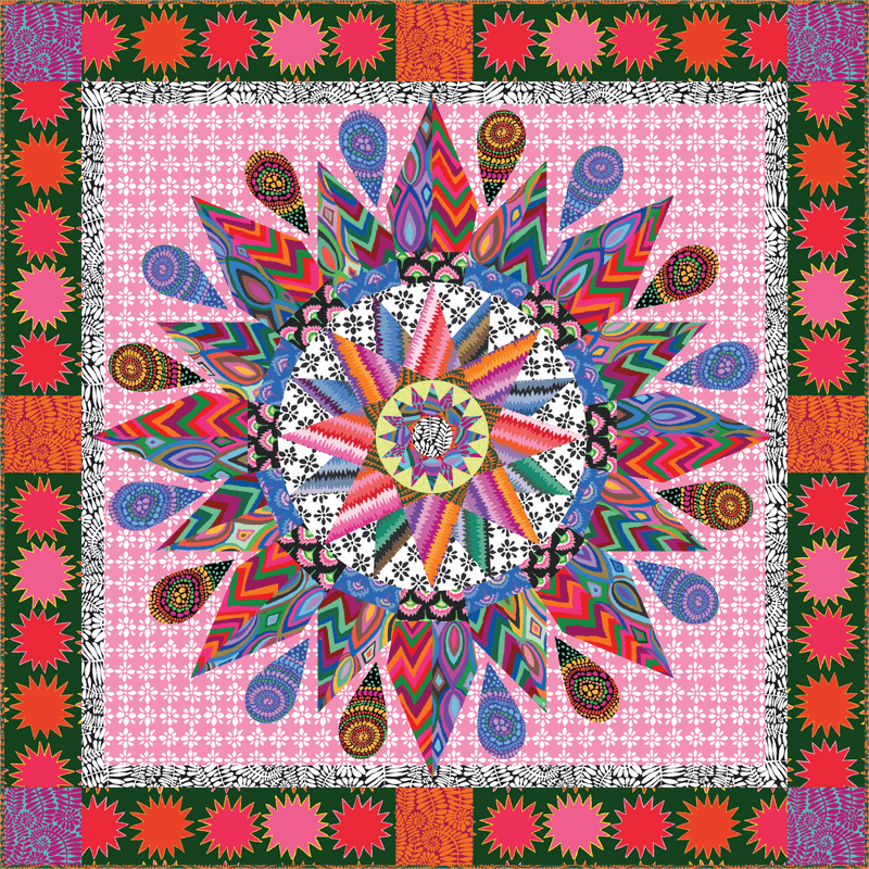 PRE-ORDER Kaffe Fassett- Solar Flare Quilt Ki- February 2027 - Modern Fabric Shoppe