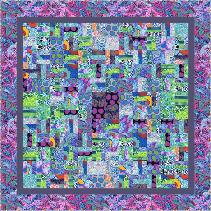 PRE - ORDER Kaffe Fassett - Static Quilt Kit - Cool August 2025 - Modern Fabric Shoppe