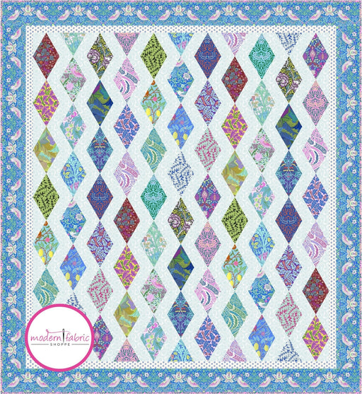 PRE-ORDER Kaffe x Morris & Co.- Diamonds Quilt Kit- December 2024 - Modern Fabric Shoppe