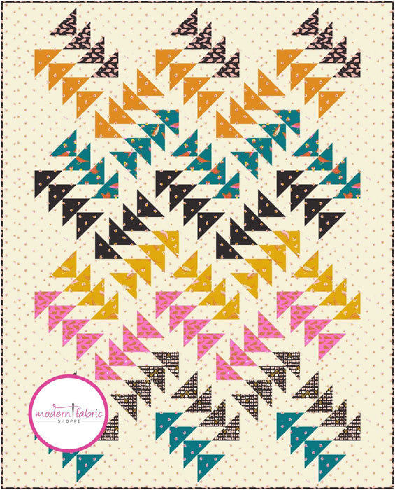 PRE-ORDER Kimberly Kight- Allegheny Quilt Kit featuring Bird is the Word- December 2024 - Modern Fabric Shoppe