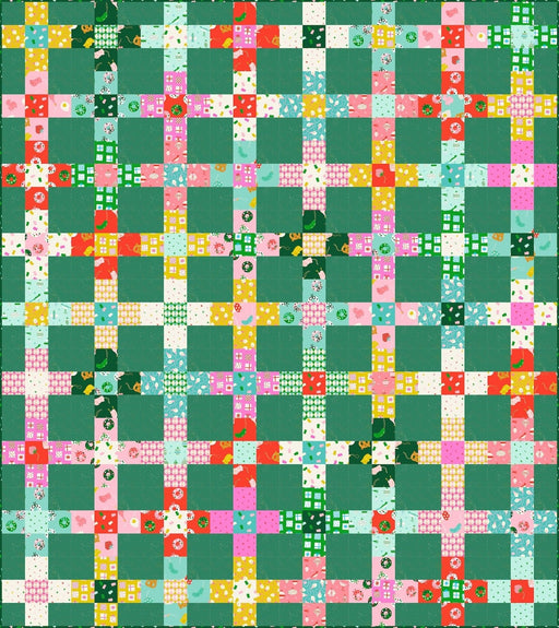 PRE - ORDER Kimberly Kight - Josie's Patch Quilt Kit - featuring Merry Happy - May 2026 - Modern Fabric Shoppe