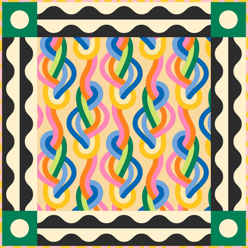 PRE - Order Knot To Be Missed Quilt Kit featuring Groove by Emily Van Hoff - May 2025 - Modern Fabric Shoppe