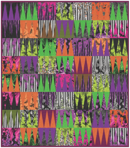 PRE - Order Libs Elliott - Spikes Quilt Kit featuring Phantasm - July 2025 - Modern Fabric Shoppe