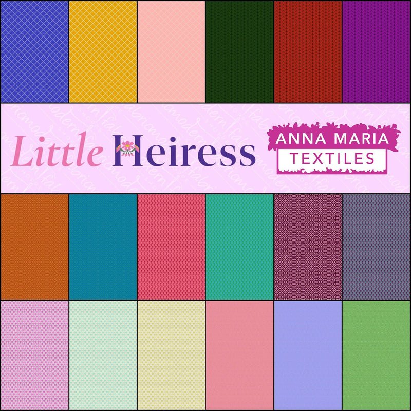 PRE - Order Little Heiress - by Anna Maria Horner - Half Yard Bundle - November 2026 - Modern Fabric Shoppe