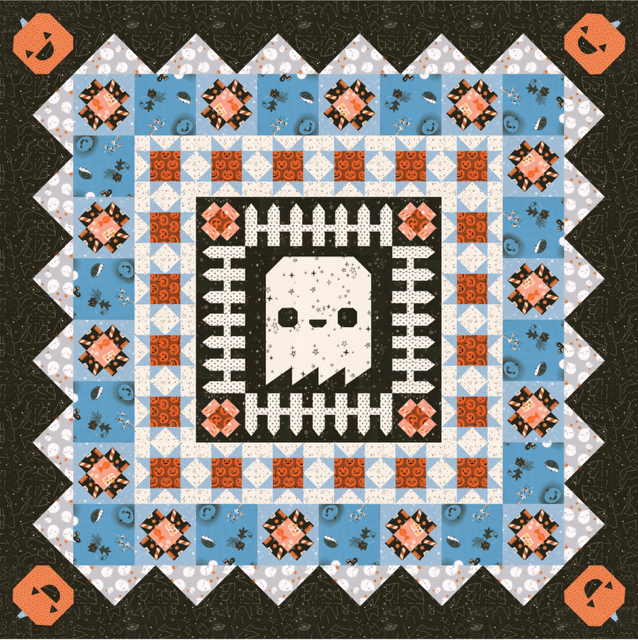 PRE-ORDER Lizzy House- Haunted Garden Quilt Kit- featuring Only Treats- June 2027 - Modern Fabric Shoppe