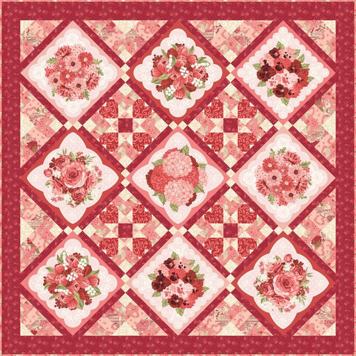 PRE - ORDER Love Affair Quilt Kit featuring Je T'aime by Stacy Iest Hsu - September 2026 - Modern Fabric Shoppe