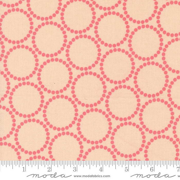 PRE - ORDER Love Letter by Lizzy House - Pink Strawberries 37125 13 - Half Yard - January 2025 - Modern Fabric Shoppe