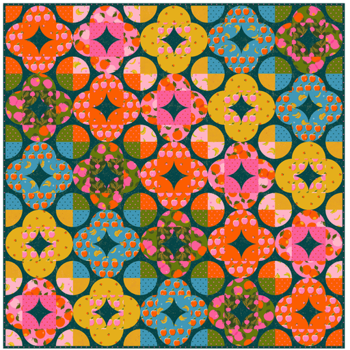 PRE-Order Melody Miller- Dainty Quilt Kit featuring Sparkle Shopper- March 2027 - Modern Fabric Shoppe