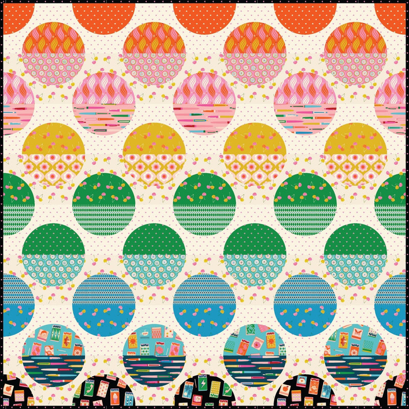 PRE - Order Melody Miller - Dot Matrix Quilt Kit featuring Trinketry - February 2026 - Modern Fabric Shoppe