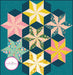 PRE-ORDER Melody Miller- Posy Chain- Teal Quilt Kit featuring Juicy- September 2024 - Modern Fabric Shoppe