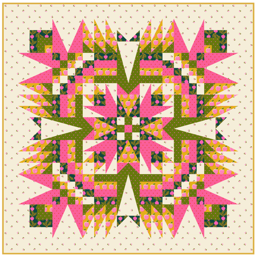 PRE-Order Melody Miller- Radical- Light Quilt Kit featuring Sparkle Shopper- March 2027 - Modern Fabric Shoppe