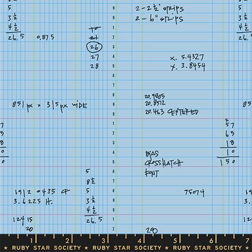 PRE - ORDER Memento by Carolyn Friedlander - Blue RS8003 17 - Half Yard - July 2026 - Modern Fabric Shoppe