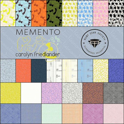 PRE - ORDER Memento by Carolyn Friedlander - Half Yard Bundle - July 2026 - Modern Fabric Shoppe