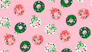 PRE - ORDER Merry Happy by Kimberly Kight - Bough Down RS3099 13 - Melody Pink - Half Yard - May 2026 - Modern Fabric Shoppe
