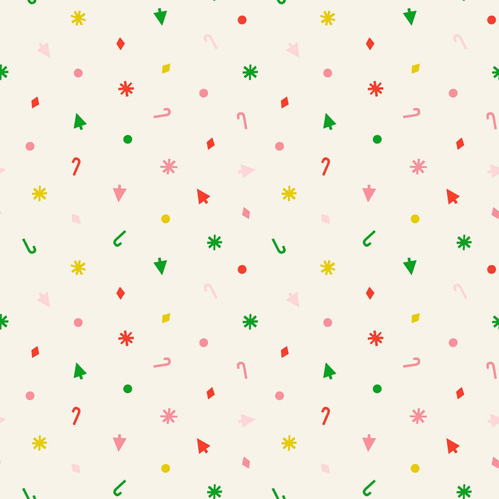PRE - ORDER Merry Happy by Kimberly Kight - Christmas Confetti RS3103 12 - Multi - Half Yard - May 2026 - Modern Fabric Shoppe