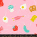 PRE - ORDER Merry Happy by Kimberly Kight - Find the Pickle RS3097 11 - Melody Pink - Half Yard - May 2026 - Modern Fabric Shoppe