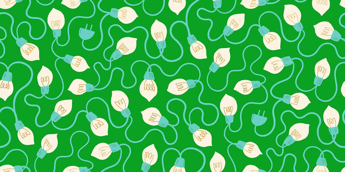 PRE - ORDER Merry Happy by Kimberly Kight - High Strung RS3101 22 - Verdant - Half Yard - May 2026 - Modern Fabric Shoppe