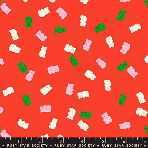 PRE - ORDER Merry Happy by Kimberly Kight - Merry Gummies RS3104 12 - Lollipop - Half Yard - May 2026 - Modern Fabric Shoppe