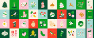 PRE - ORDER Merry Happy by Kimberly Kight - Merry Happy Panel RS3105 11 - Lollipop - Half Yard - May 2026 - Modern Fabric Shoppe