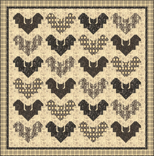 PRE-ORDER Midnight Flight Quilt Kit featuring Gothic Haunt by Stacy Iest Hsu- May 2027 - Modern Fabric Shoppe