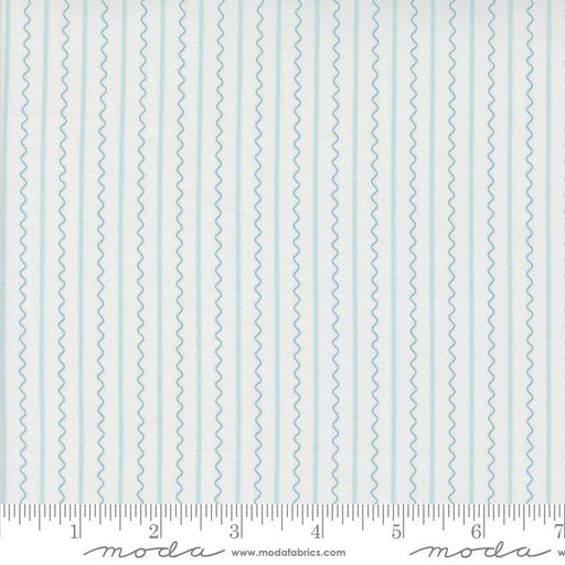 PRE - Order Mixed Bag of Bonbons by Jen Kingwell - White Blue 18257 11 - Half Yard - April 2025 - Modern Fabric Shoppe
