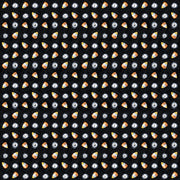 PRE - Order Moonlit Mischief by Mary Engelbreit - Candy Corn Ghouls PWMY045.BLACK - Half Yard May 2026 - Modern Fabric Shoppe