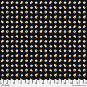 PRE - Order Moonlit Mischief by Mary Engelbreit - Candy Corn Ghouls PWMY045.BLACK - Half Yard May 2026 - Modern Fabric Shoppe