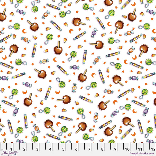 PRE - Order Moonlit Mischief by Mary Engelbreit - Halloween Sweets PWMY047.WHITE - Half Yard May 2026 - Modern Fabric Shoppe