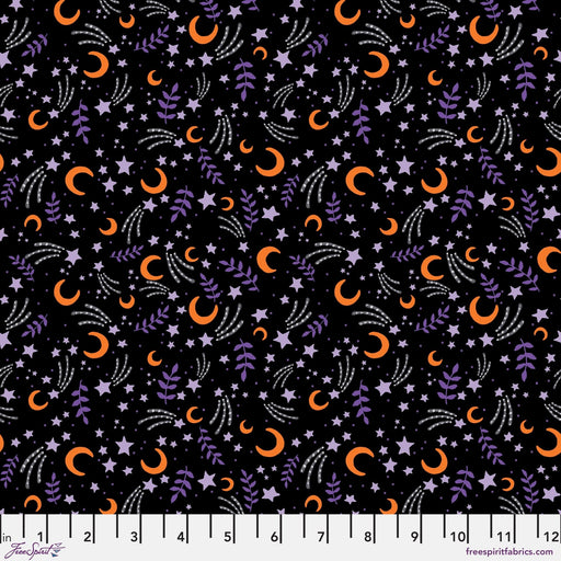 PRE - Order Moonlit Mischief by Mary Engelbreit - October Sky PWMY051.BLACK - Half Yard May 2026 - Modern Fabric Shoppe