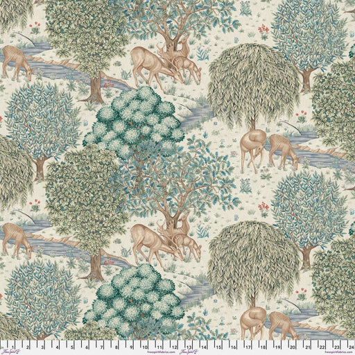 PRE-ORDER Morris & Company- Cotswold Holiday- The Brook PWWM051.CREAM- Half Yard- June 2024 - Modern Fabric Shoppe