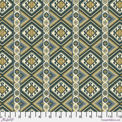 PRE-ORDER Morris & Company-Emery Walker- Dorothy's Kilim PWWM101.SUNFLOWER- Half Yard - Modern Fabric Shoppe