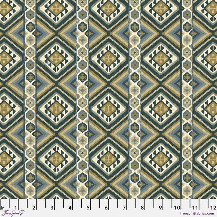 PRE-ORDER Morris & Company-Emery Walker- Dorothy's Kilim PWWM101.SUNFLOWER- Half Yard - Modern Fabric Shoppe
