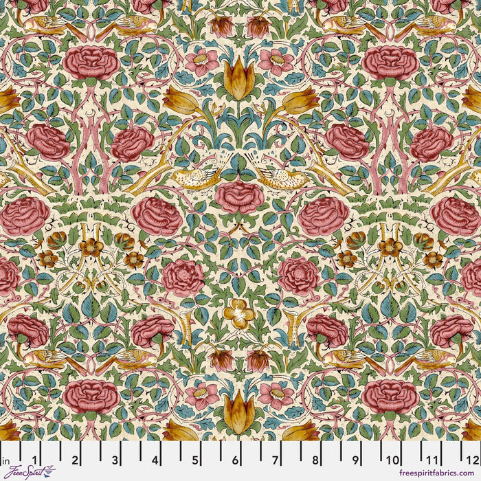 PRE-ORDER Morris & Company-Emery Walker- Rose PWWM105.ROSE- Half Yard - Modern Fabric Shoppe