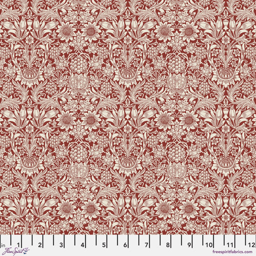 PRE-ORDER Morris & Company-Emery Walker- Sunflower PWWM106.BERRY- Half Yard - Modern Fabric Shoppe