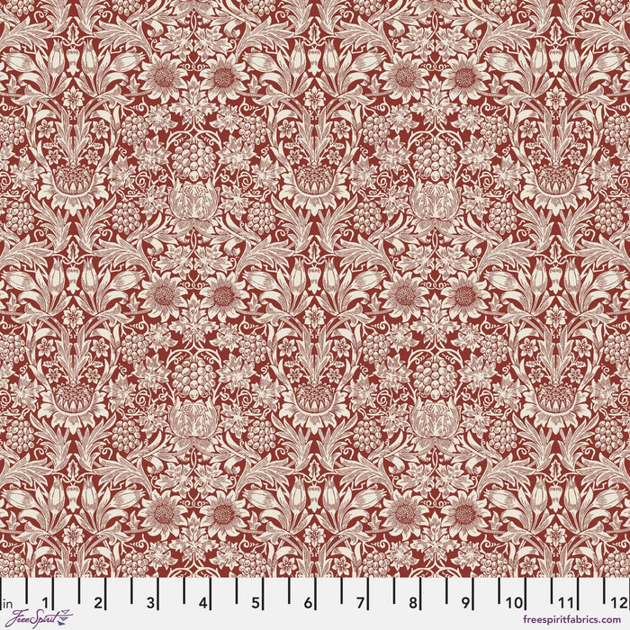 PRE-ORDER Morris & Company-Emery Walker- Sunflower PWWM106.BERRY- Half Yard - Modern Fabric Shoppe