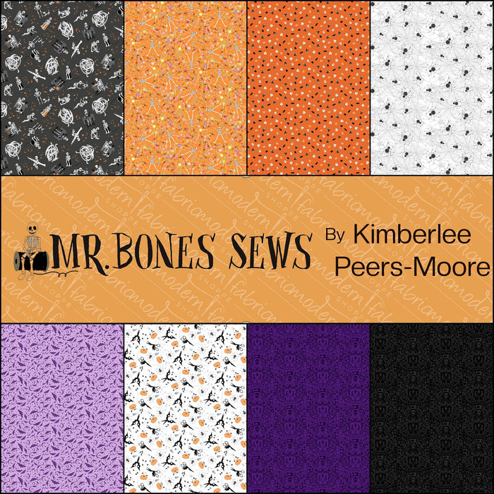 PRE - Order Mr. Bones Sews by Kimberlee Deers Moore - Half Yard Bundle - April 2025 - Modern Fabric Shoppe