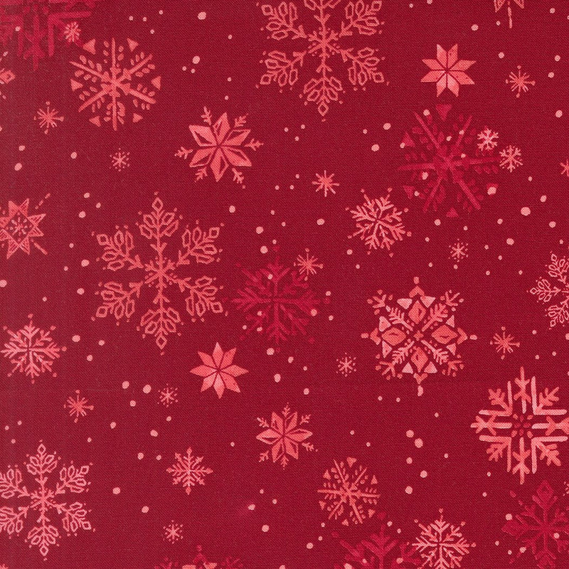 PRE-ORDER Mum's Christmas by Robin Pickens- Crimson 48823 14 - Half Yard- May 2027 - Modern Fabric Shoppe