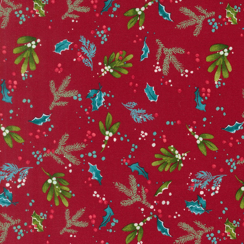 PRE-ORDER Mum's Christmas by Robin Pickens- Crimson 48825 14 - Half Yard- May 2027 - Modern Fabric Shoppe