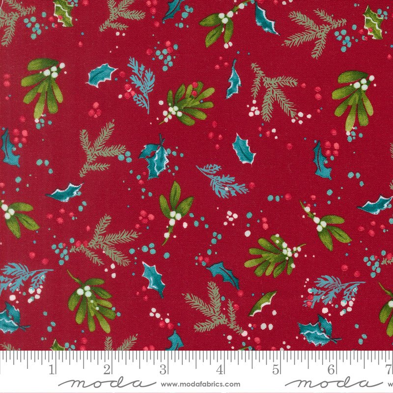 PRE-ORDER Mum's Christmas by Robin Pickens- Crimson 48825 14 - Half Yard- May 2027 - Modern Fabric Shoppe