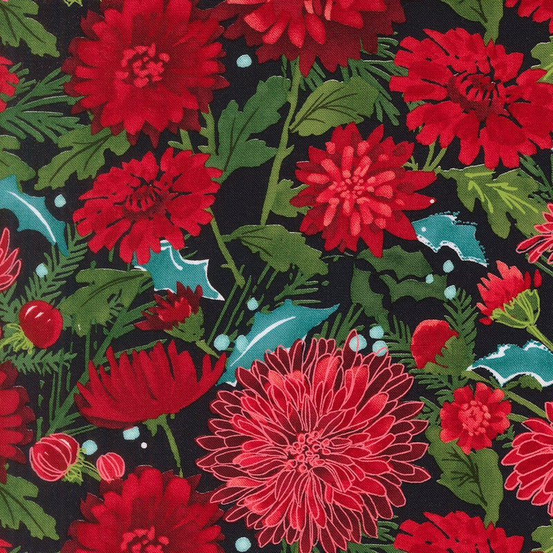 PRE-ORDER Mum's Christmas by Robin Pickens- Midnight 48820 18 - Half Yard- May 2027 - Modern Fabric Shoppe