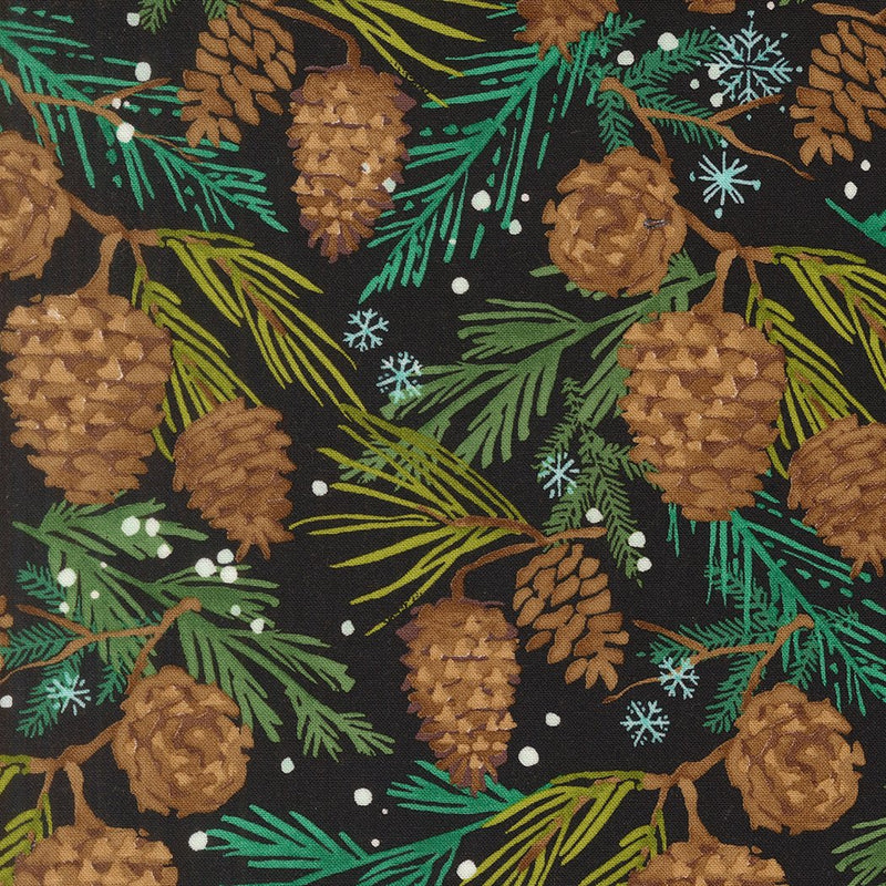 PRE-ORDER Mum's Christmas by Robin Pickens- Midnight 48822 18 - Half Yard- May 2027 - Modern Fabric Shoppe