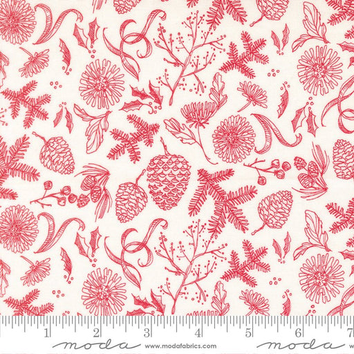 PRE-ORDER Mum's Christmas by Robin Pickens- Snow Crimson 48824 11 - Half Yard- May 2027 - Modern Fabric Shoppe