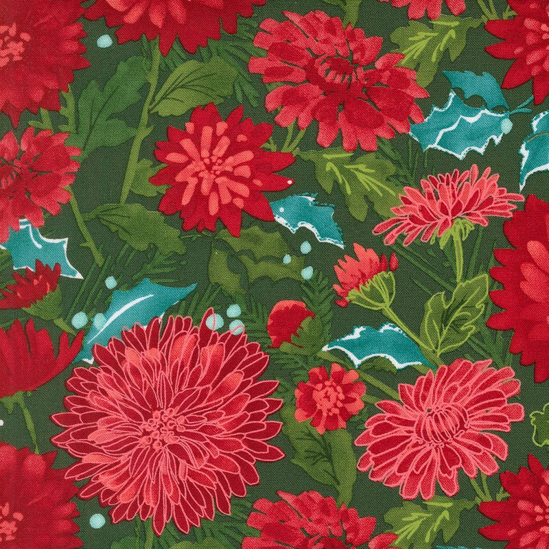 PRE-ORDER Mum's Christmas by Robin Pickens- Spruce 48820 17 - Half Yard- May 2027 - Modern Fabric Shoppe