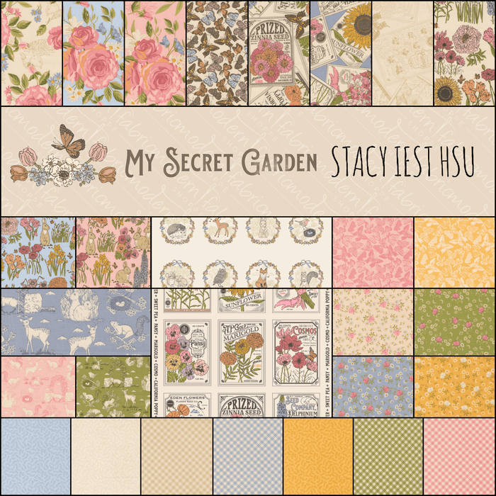 PRE - ORDER My Secret Garden by Stacy Iest Hsu - Half Yard Bundle - July 2026 - Modern Fabric Shoppe