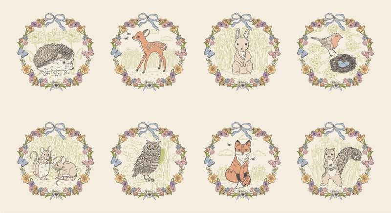 PRE - ORDER My Secret Garden by Stacy Lest Hsu - Panel Cloud 20958 11 - July 2026 - Modern Fabric Shoppe