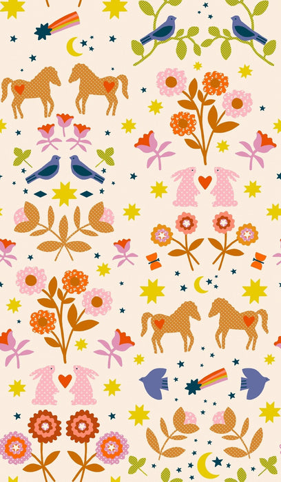 PRE - Order Mystic Fable by Alexia Marcella Abegg - RS 4144 11 Natural - Half Yard - March 2026 - Modern Fabric Shoppe