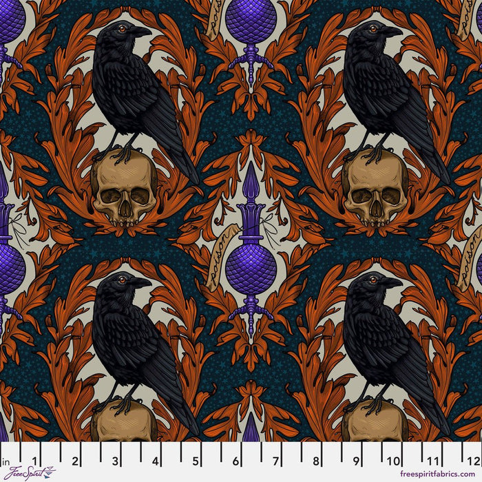 PRE-ORDER Mystic Moonlight by Rachel Hauer- Crow Damask PWRH087.MULTI- May 2024 - Modern Fabric Shoppe