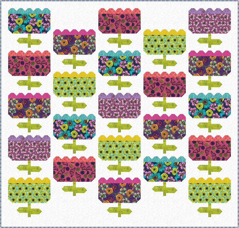 PRE - Order Natalie Barnes - Lollies Quilt Kit featuring Winding Road - March 2026 - Modern Fabric Shoppe